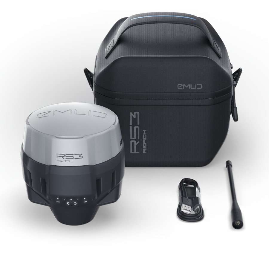 RS3 RTK GNSS receiver tilt compensation