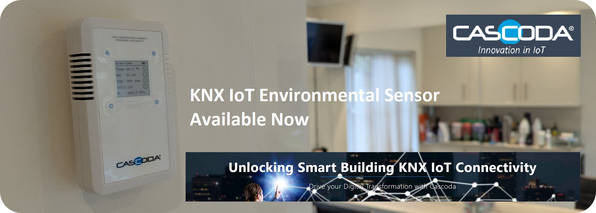 KNX IoT Environmental Sensor Available Now