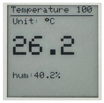 Cascoda KNX IoT Environment Sensor Temperature Screen