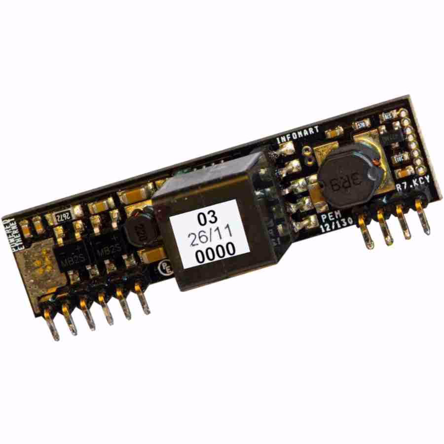 Infomart PEM1300 Series Power over Ethernet (PoE) 12.95W Power Extraction Module with onboard Bridge Rectifier (Output-voltage: 12V)