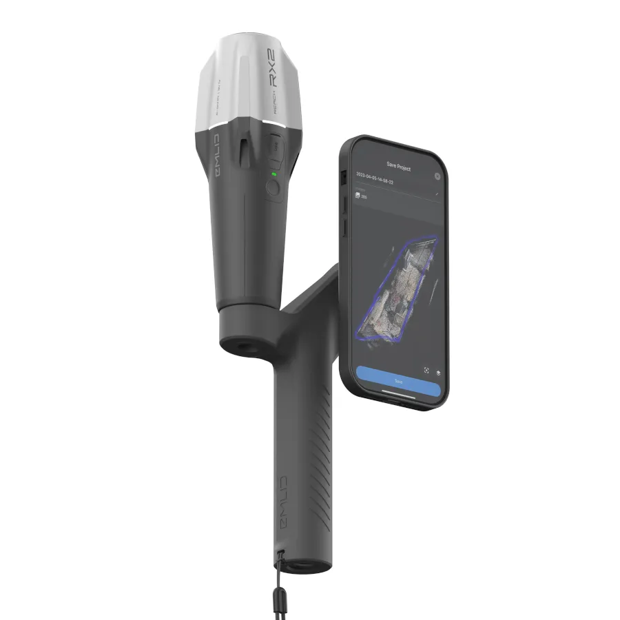 Emlid Reach RX2 Scanning Kit – RTK GNSS Rover with Tilt Compensation, Field‐Ready Bundle