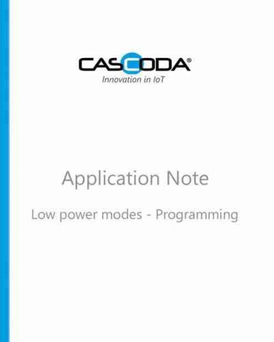 Cascoda low power mode