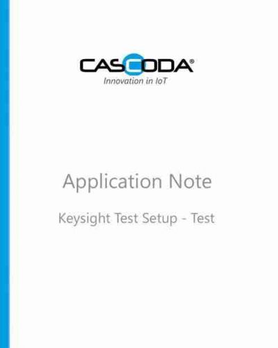 Cascoda keysight test